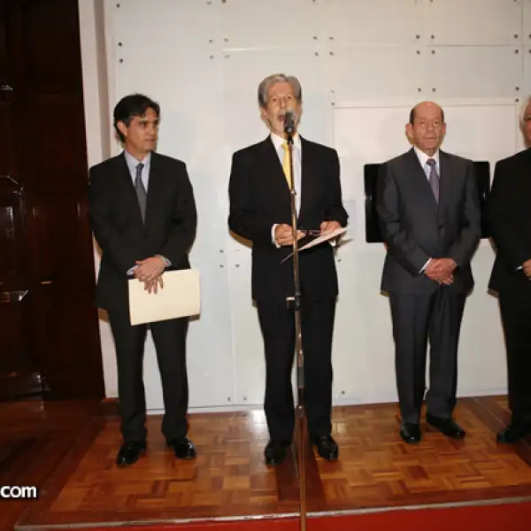 Rafael Rebollar, Héctor Rivero Borrell, Pedro Leites y Samuel Yañez