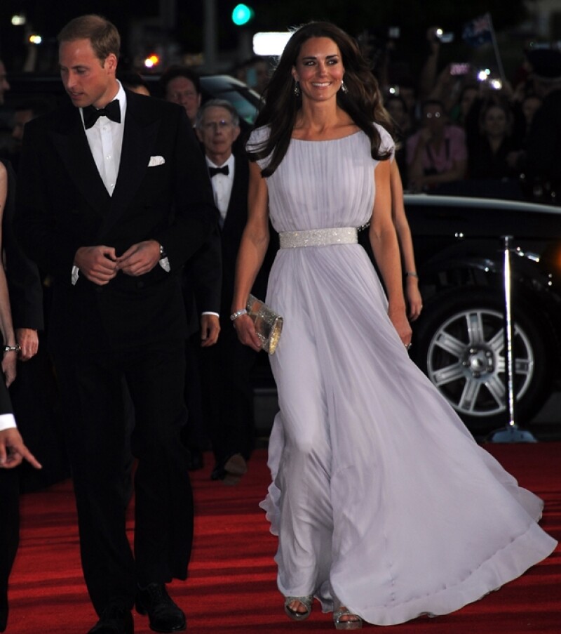 Para la gala, Kate se apoyó en su diseñadora de cabecera Sarah Burton.