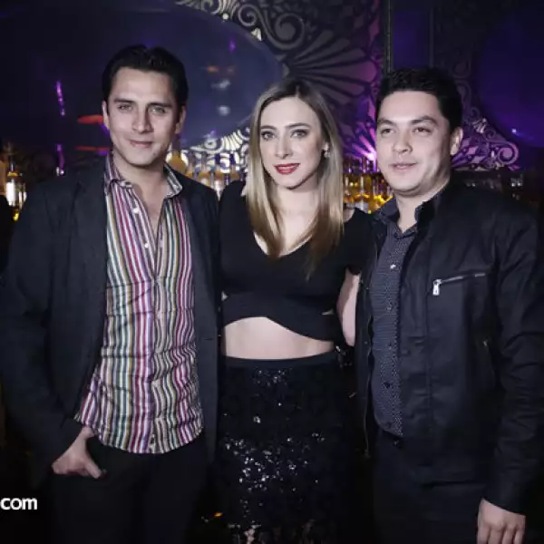 Luis Thomas, Edna Monroy y Héctor Alcantara