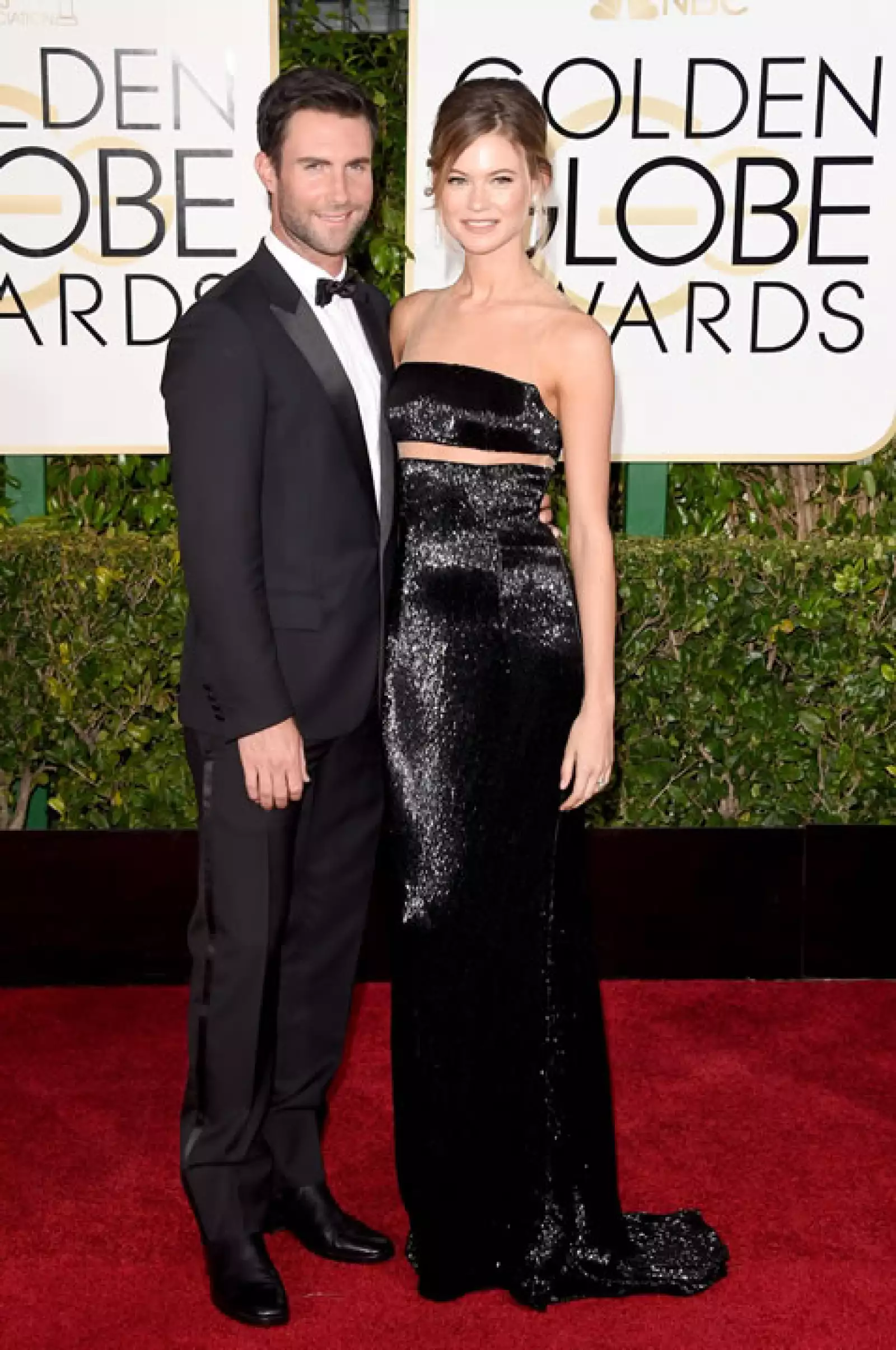 Adam Levine y Behati Prinsloo.