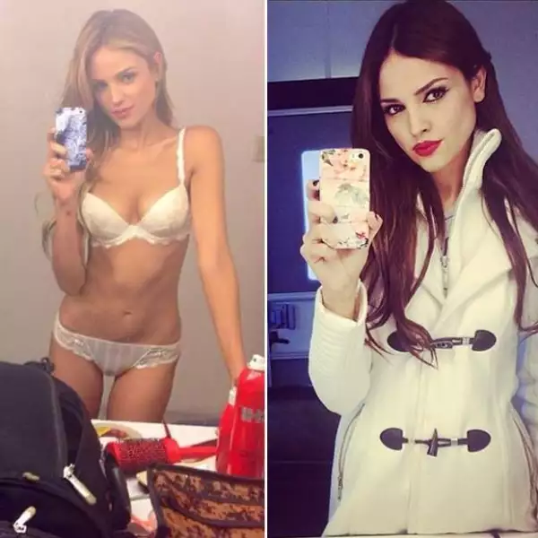 Eiza González es fan de las selfies.
