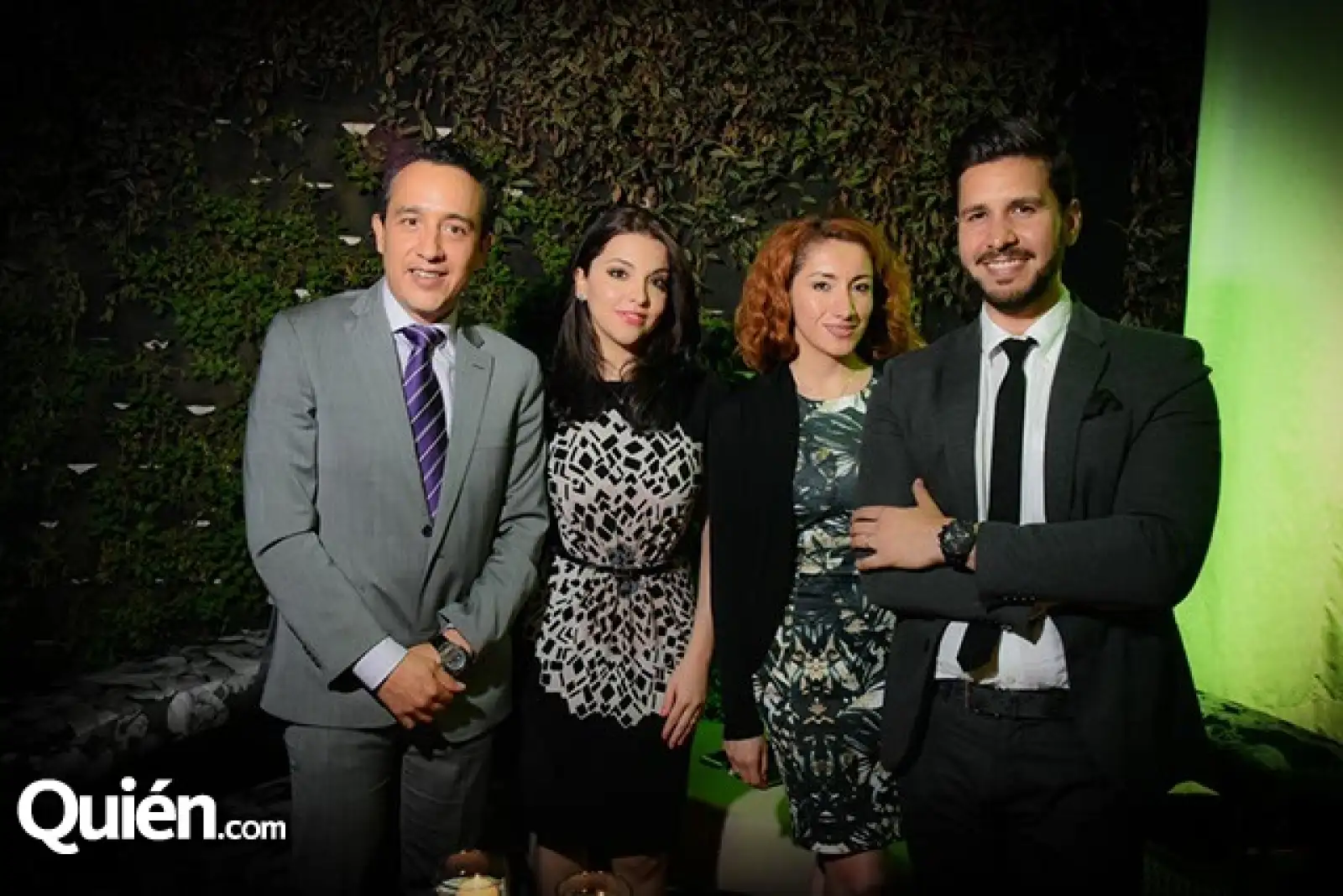 Sergio Niño,Gabriela Piñón,Noemi Cortés y Fabrizio Cantisani
