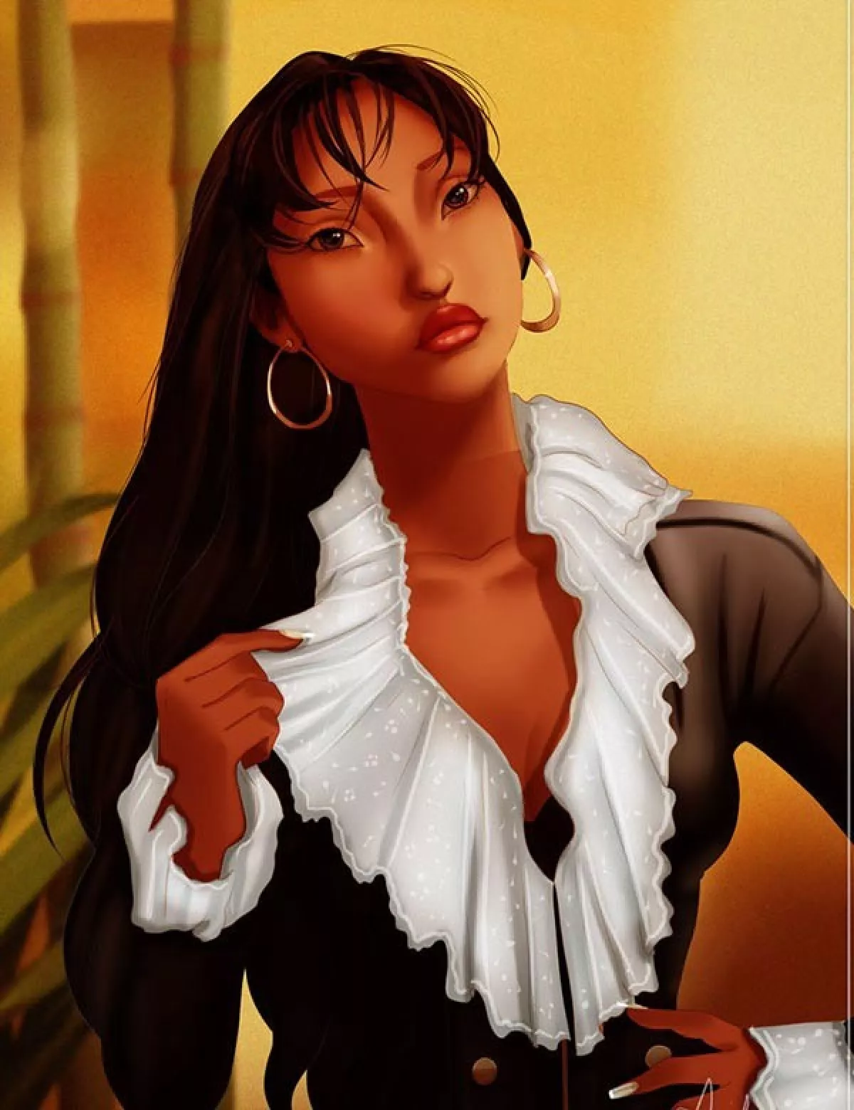 En el video de Amor Prohibido, la cantante vestía con encajes.