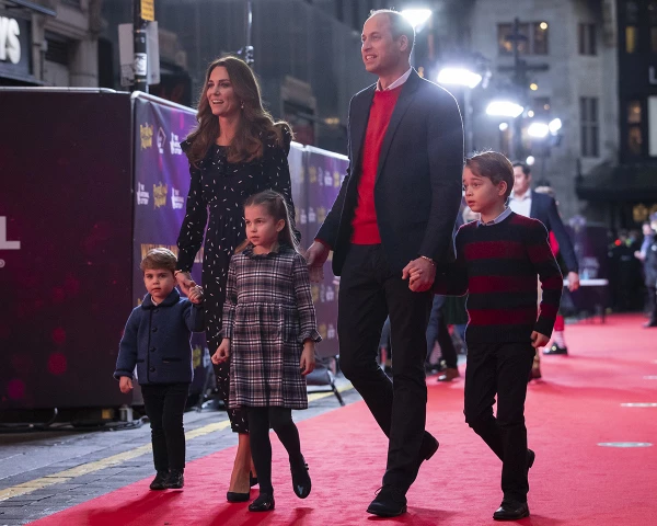 The Duke and Duchess Of Cambridge And Their Family Attend Special Pantomime Performance To Thank Key Workers