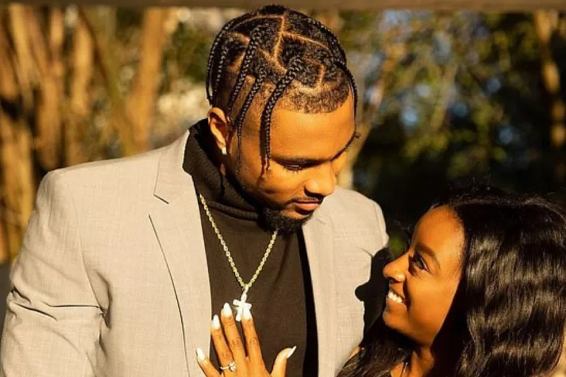 Jonathan Owens y Simone Biles