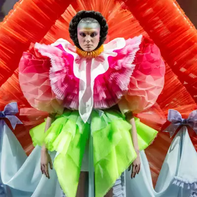 viktor rolf vestido papalote