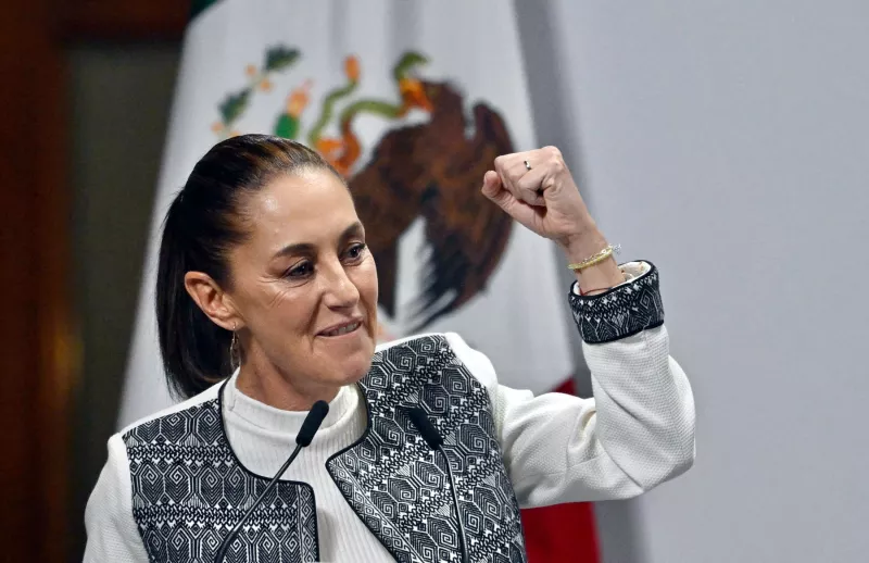 MEXICO-IPU-WOMEN-CONFERENCE-SHEINBAUM