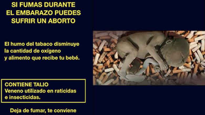 A partir de esta semana las cajetillas de cigarro mostrarán imágenes y anuncios de advertencia sobre los efectos de fumar.