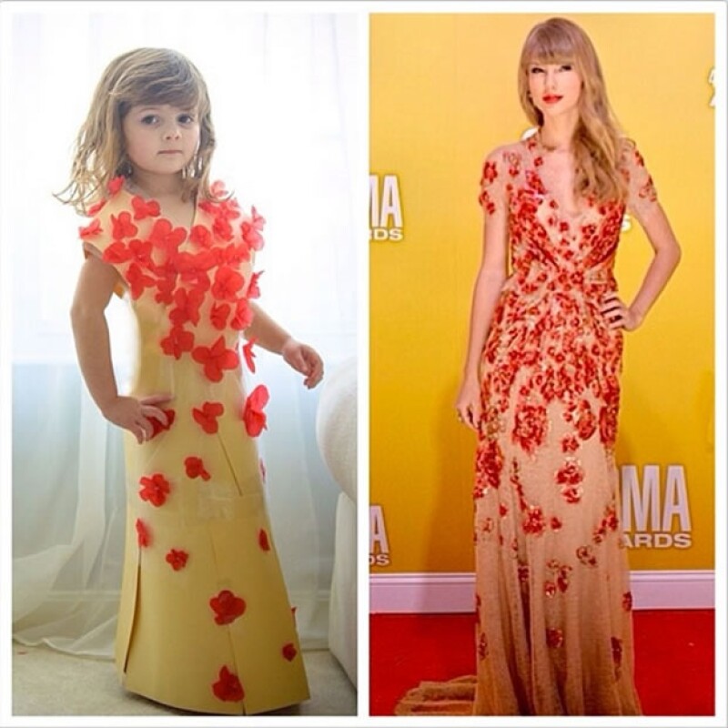 Un diseño muy parecido al de Taylor Swift, versión papel.