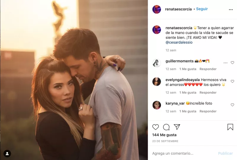 Renata Escorcia y César D’Alessio 