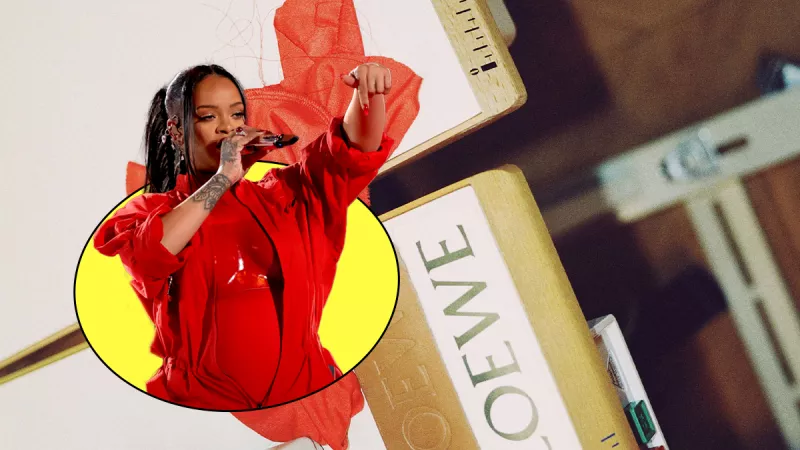 Loewe pone a la venta el look que Rihanna usó en el medio tiempo del Super Bowl