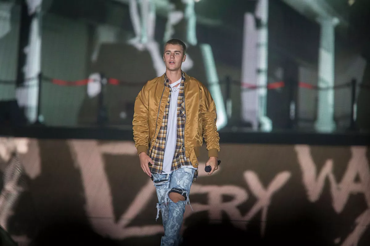 Justin Bieber en concierto