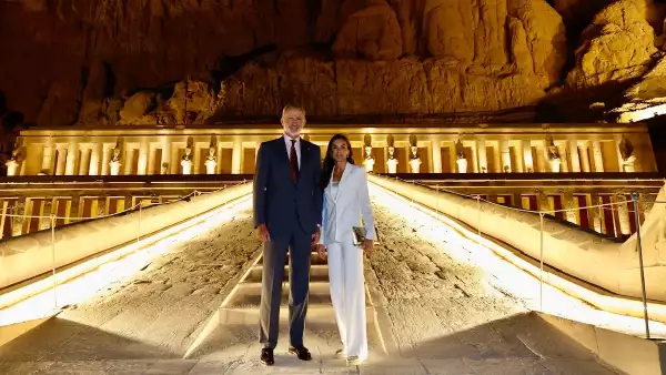 Los reyes Felipe VI y Letizia de España realizan visita de Estado a Egipto