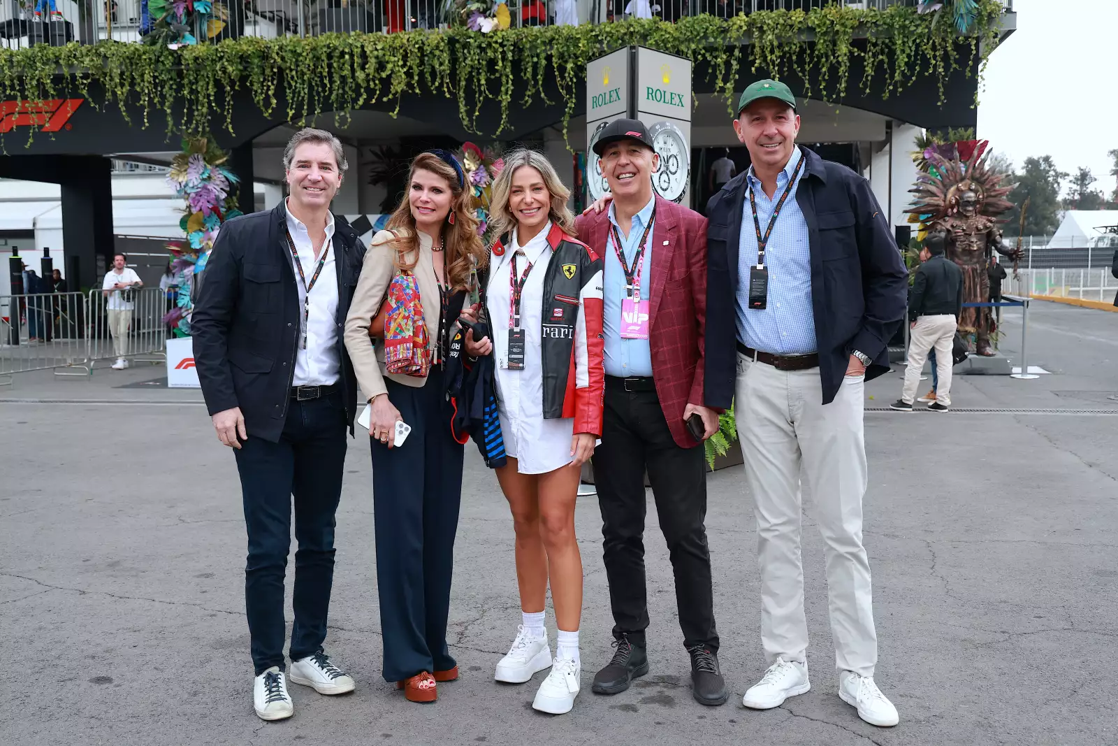 Víctor y Mónica Barreiro , Livia Mantovane, Marcos Ramírez  y