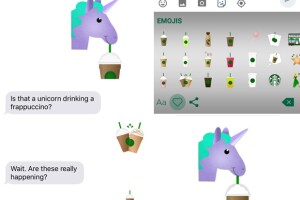 Así se ven las conversaciones una vez que hayas instalado el Starbucks Keyboard.