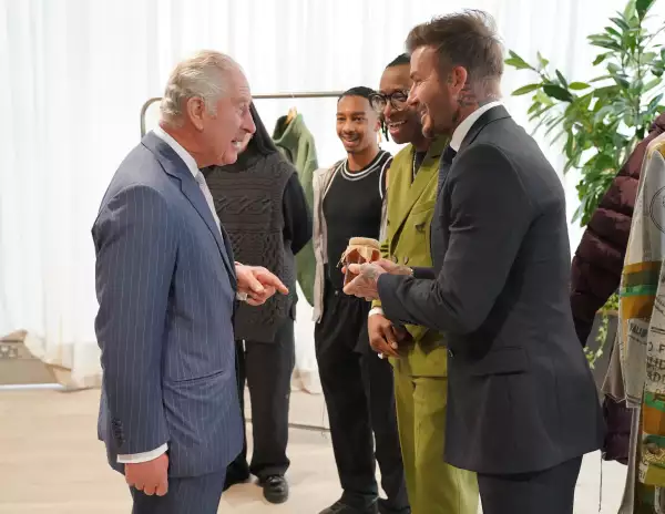 El rey Carlos III y David Beckham convivieron en una entrega de premios