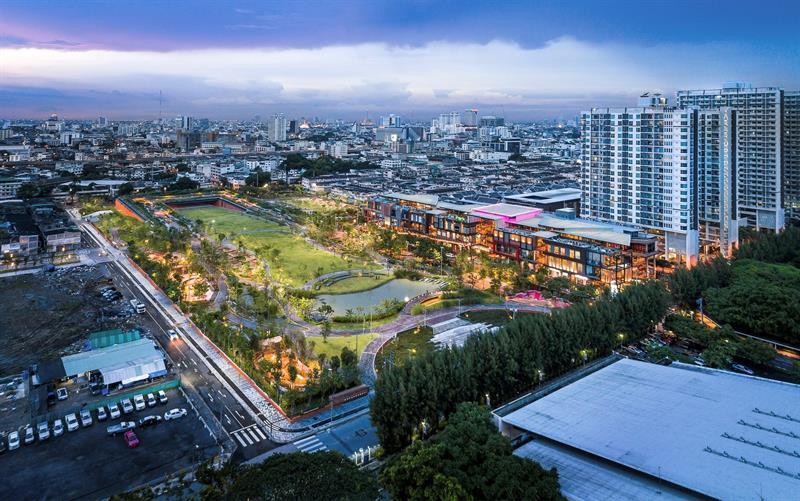 Parque - Bangkok - tecnología - inundaciones