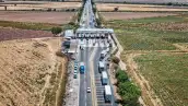 Una caseta de cobro en una autopista en México