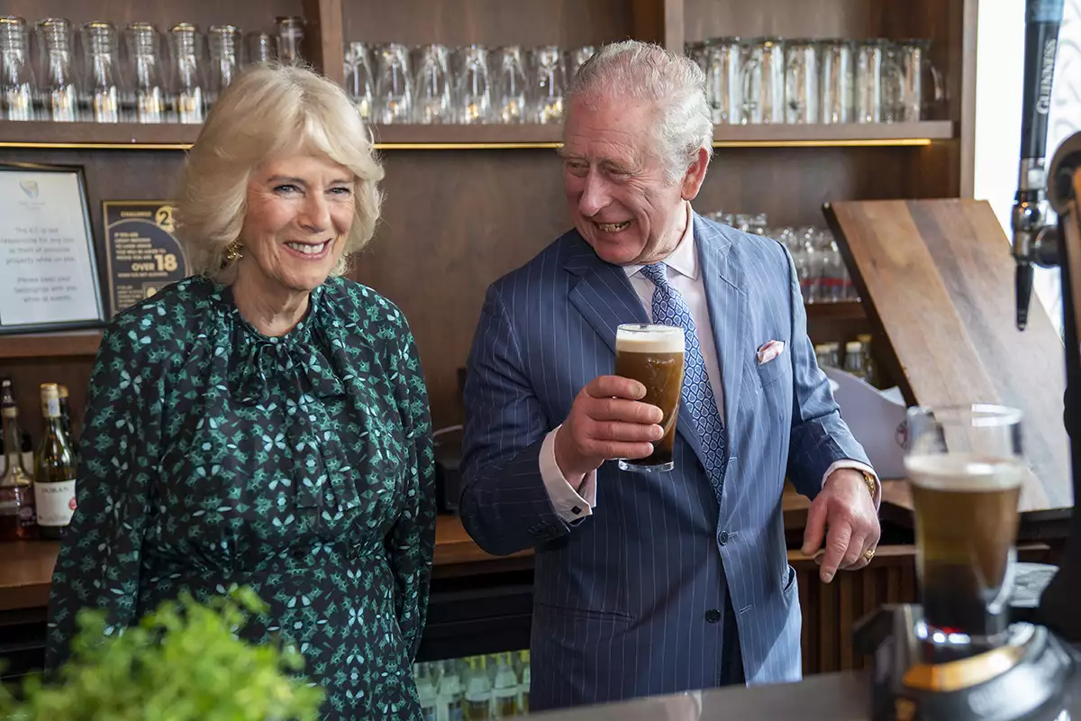 The Prince of Wales And The Duchess of Cornwall Visit The Irish Cultural Centre