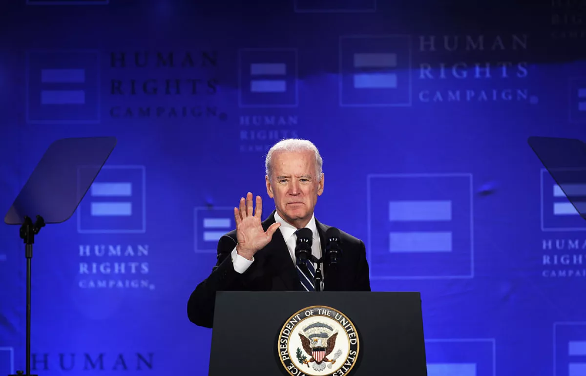 Biden Addresses Human Rights Campaign Spring Equality Convention