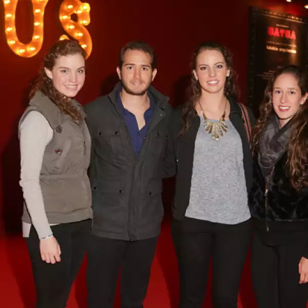 Ana Reaque, Secundino Burgos, Cecilia Reque y Lila Burgos