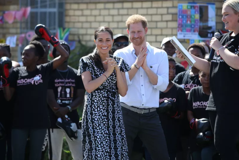 Meghan Markle y el príncipe Harry 