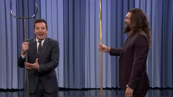 Jimmy Fallon y Jason Momoa