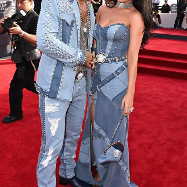 Aunque ellos no fueron pareja, esta coordinación de estilo fue épica.
