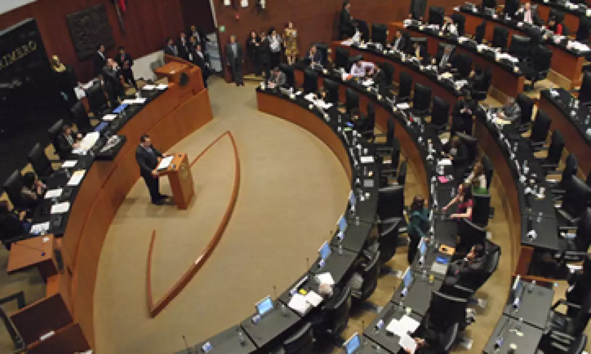 Senadores de Acción Nacional se dijeron en contra del calendario aprobado. (Foto: Cuartoscuro)