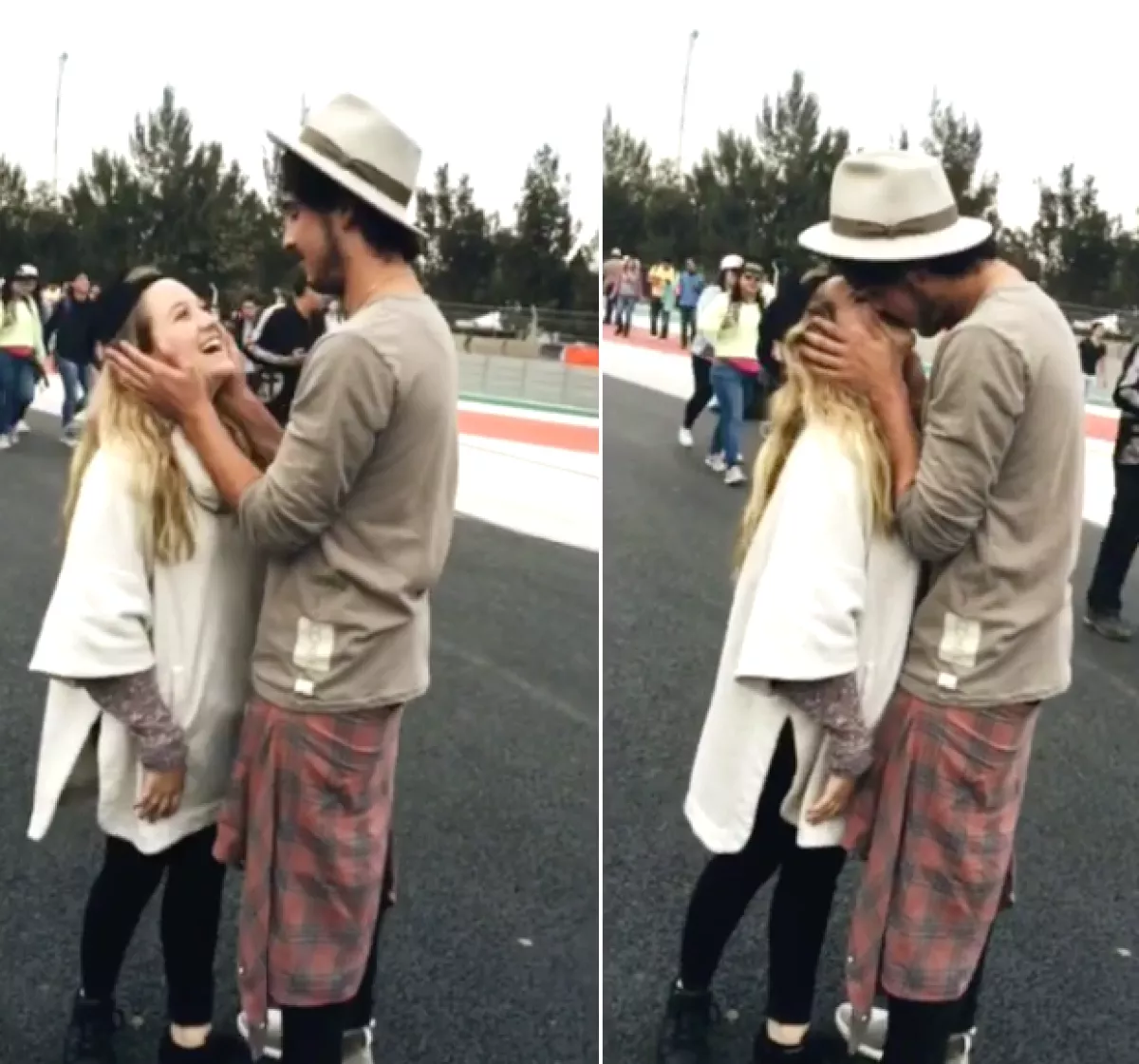 La pareja lleva más de cinco meses juntos.