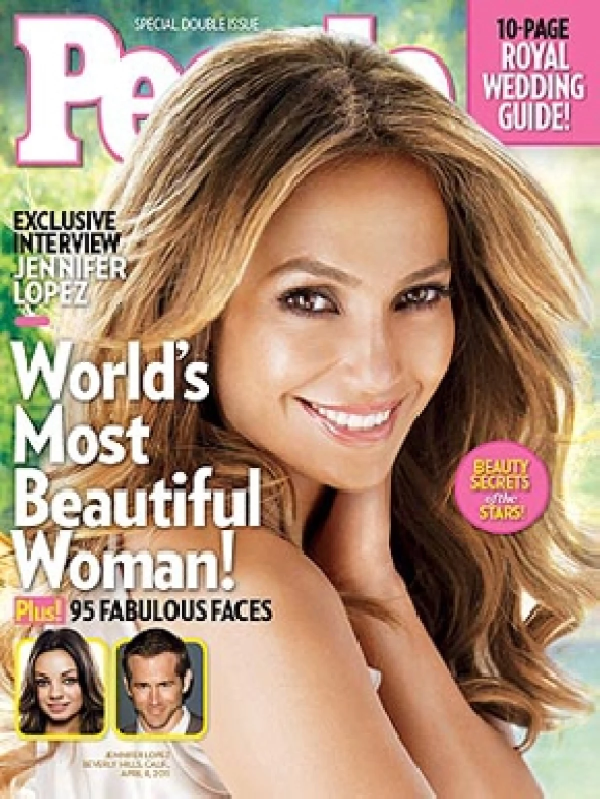 La cantante encabeza el ranking de la revista People que año con año elige a las celebridades más guapas.