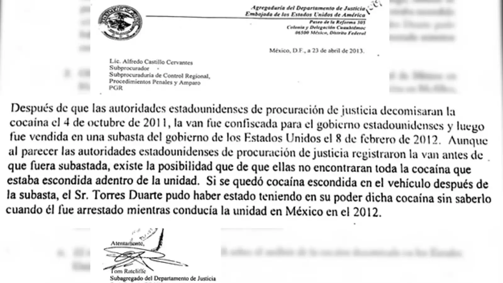 documento camioneta droga eu