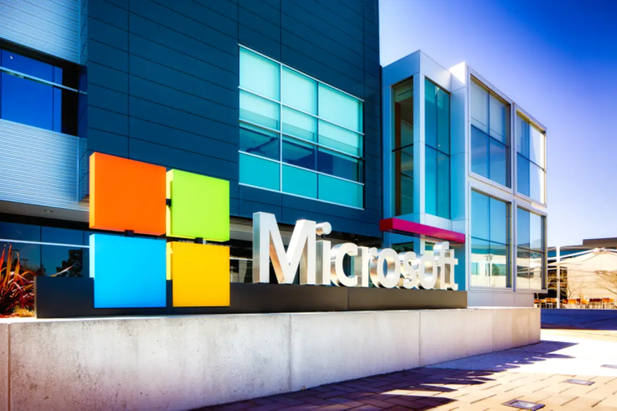 Fachada de edificio de Microsoft