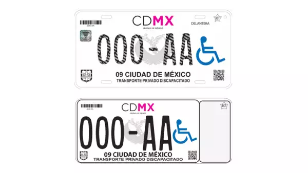 Las placas tendrán un icono de una persona en silla de ruedas.