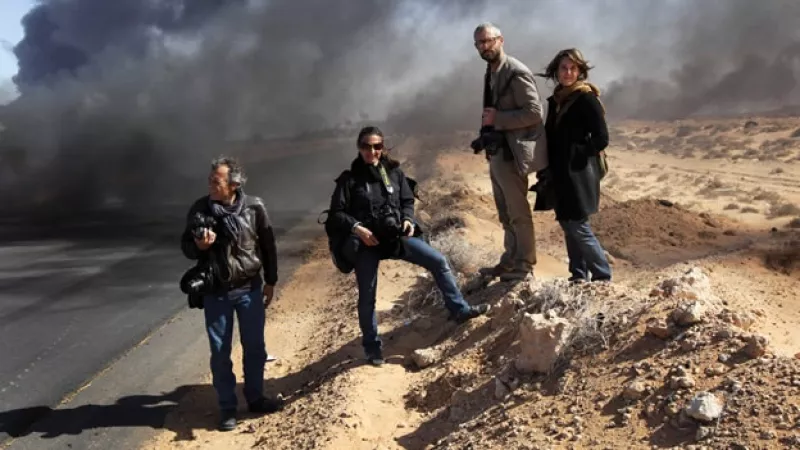 Libia - periodistas