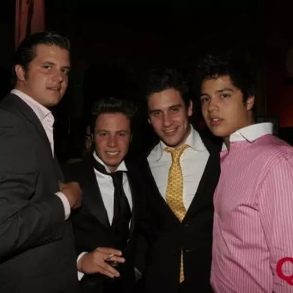 Pablo Fernández,  Augusto Mendoza, Mauricio Santos, Gerzon Ramírez