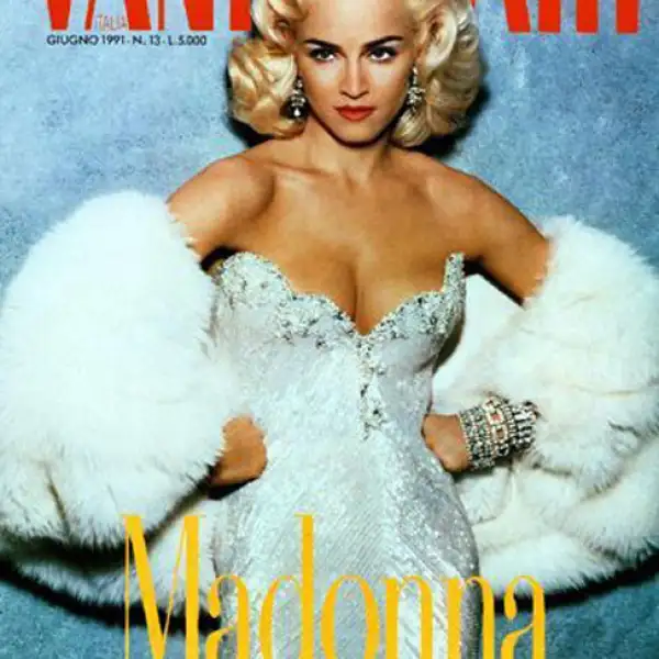 Un ícono representando a otro ícono: Madonna en la portada de Vanity Fair en 1991.