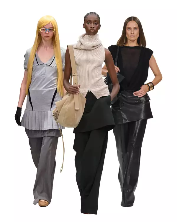 La prenda perfecta para elevar tu godín interior: faldita pantalón al estilo Kaia Gerber.
