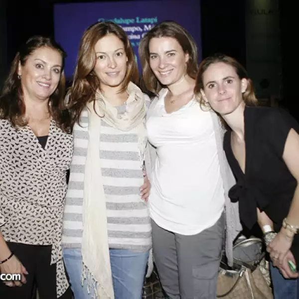 Patricia Montalvo, Andrea Echeverría, Johanna Dib y Andrea Bracho
