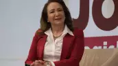 Yasmín Esquivel Mossa, ministra de la Suprema Corte de Justicia de la Nación (SCJN) ofreció la conferencia "Juzgar con perspectiva de género", en el Senado.