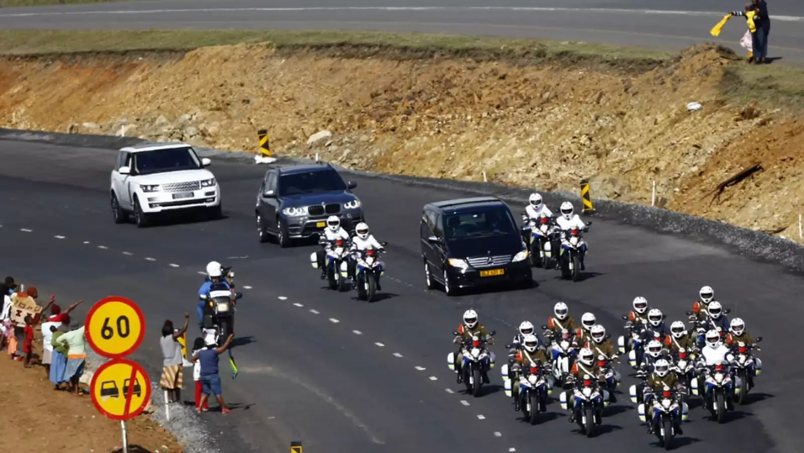 mandela, llegada restos, qunu