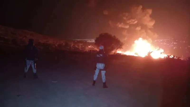 explota ducto de Pemex en Hidalgo