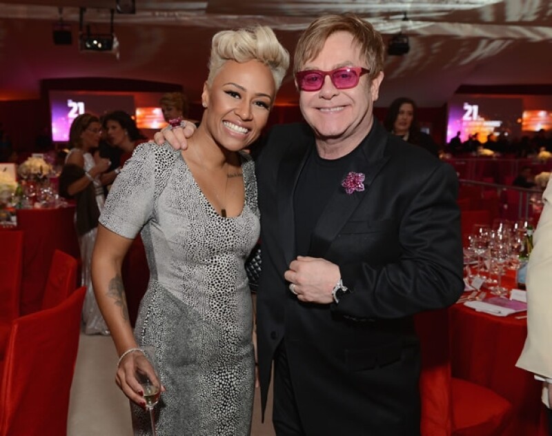 Elton John con Emeli Sande.