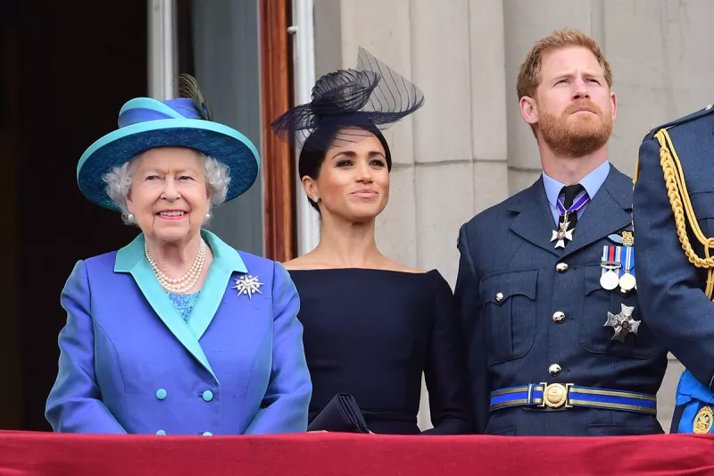 Royal Air Force's 100th Birthday Flypast From Buckingham Palace