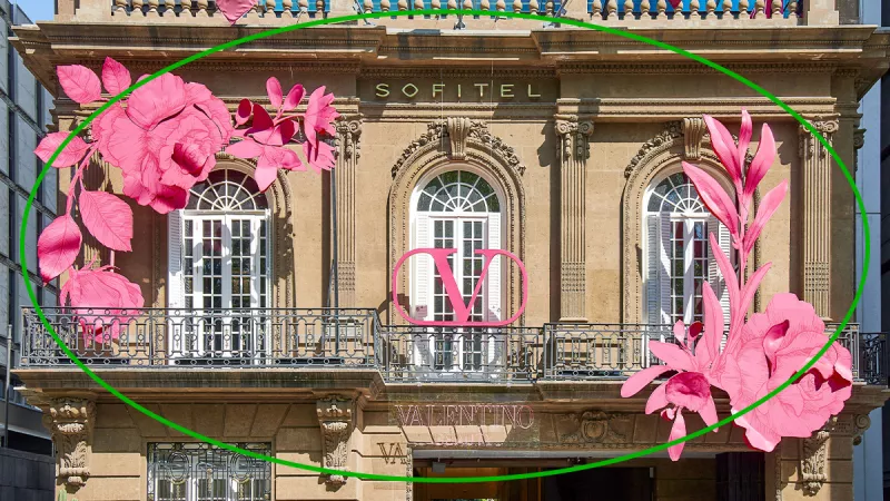 Sofitel y Valentino Beauty celebran la primavera con un pop up store
