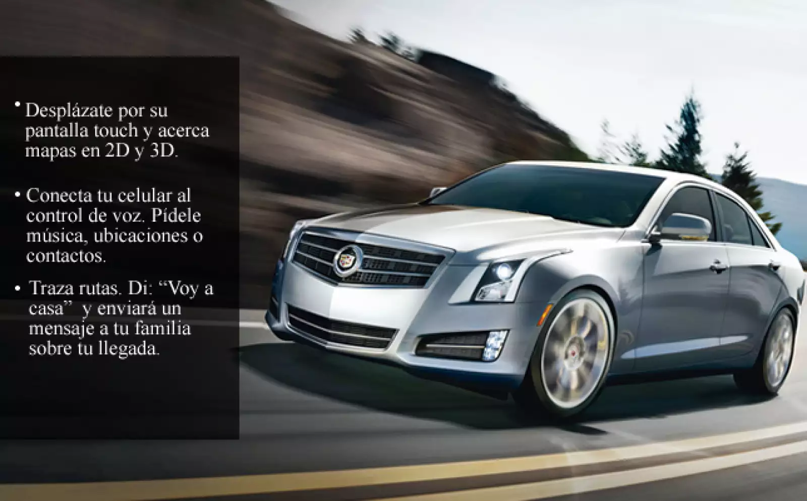 Su APP te permite personalizar el tablero y operar desde el volante.