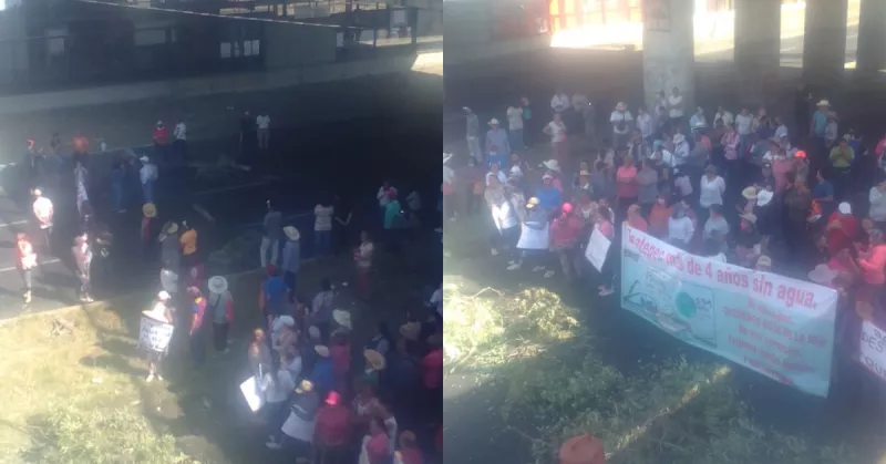 Bloqueo en Avenida Central Ecatepec