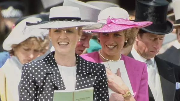 Sarah Ferguson y Lady Di en 1987
