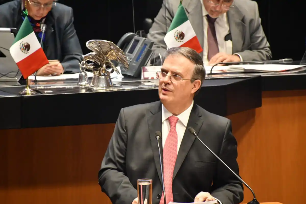 Comparecencia de Marcelo Ebrard en el Senado