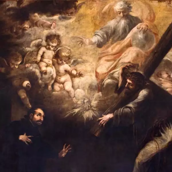 Autor: Juan Valdés de Leal (1622-1690). Material: Óleo sobre tela. Tamaño: 268 x 369 cm. Origen: Parroquia de San Pedro, Lima Perú. Obra restaurada por Fomento Cultural Banamex.